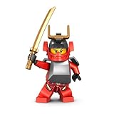 Samurai X with Gold Sword - LEGO Ninjago Minifigure - 2 Faces