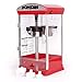 Carnus CN2001-S Popcorn Popper Machine with 10 Popcorn Kernel Portion Packs, Nonstick Kettle, Measuring Cup, and Popcorn Scoop, 4-Ounce Kettle, Red