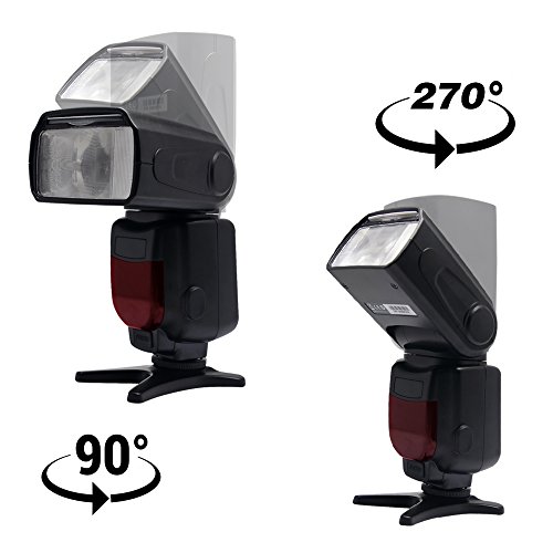 Venidice VD-930 Manual Professional Universal speedlite for Canon Nikon Panasonic Olympus Fujifilm Pentax and Other DSLR Digital SLR Film Cameras With Standard Hot Shoe … - Thumbnail 2
