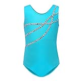 Ephex Girls One-piece Sparkle Dancing Gymnastics Athletic Leotard 2-10Y
