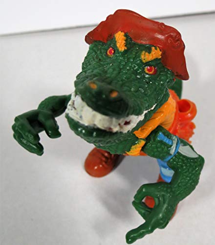 Vintage Leatherhead with Belt (1989) Action Figure - Playmates - TMNT - Teenage Mutant Ninja Turtles Collectible Figure - Loose Out of Package & Print (OOP)