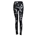 Leggings,Febecool Women Fashion Casual Printed Skinny Jegging Slim Stretchy Leggings Pants (Medium, Black)