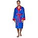Superhero Comic Adult Mens Bath Robe (Superman (Blue))