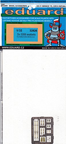 1:32 Eduard Photoetch Do 335b Seatbelts (hk Models).