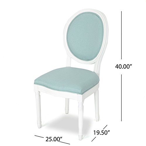 Christopher Knight Home 300260 Phinnaeus Dining Chair Set Light Blue
