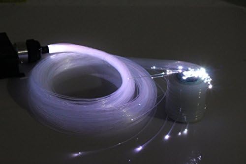 CHINLY 100pcs Φ0.03in(0.75mm) 6.5ft(2M) long PMMA plastic end glow fiber optic cable for star sky ceiling all kind led light engine driver - Image 5