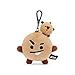 BT21 Lying SHOOKY Character Soft Plush Stuffed Animal Keychain Key Ring Bag Charm, Brown