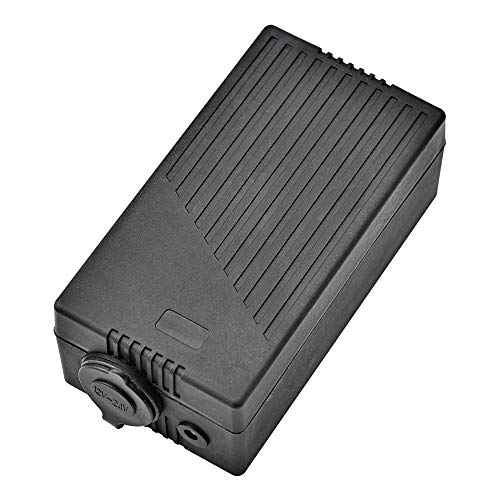 H HUKOER 10000mAh RechargeableLithium-ion Ba-ttery and DC-AC Car Inv-erter for All Oxy-gen Concen-trator ...