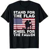 Stand For The Flag Kneel For The Fallen: USA Veteran Shirt