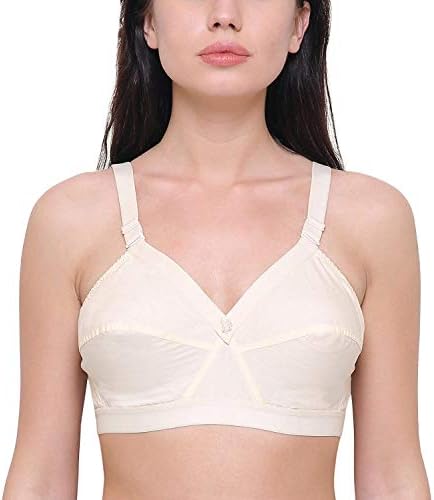 UltraFit Pure Cotton Shaper Bra Broad Strap Full Coverage Bra for Women