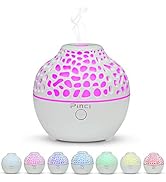 Pinci Essential Oil Diffuser,60ml Portable Small Aroma Diffuser,Air difusser with USB 7 LED Light...
