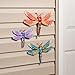 Fox Valley Traders Metal Dragonfly Plaques, Outdoor Décor, Vibrant Colors and Design, Crafted with Weather-Resistant Metal - Set of 3, by Fox River CreationsTM