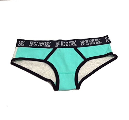 VICTORIA'S SECRET PINK Logo Hipster Panty -Cold Spring (Medium)
