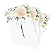 Bliss Collections Table Numbers, Blush Floral, Double-Sided Cards Plus Head Table Card, 4