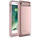 Battery Case for Apple iPhone SE(2022)/SE(2020)/8/7/6S/6, Slim Protective Cover with Battery Pack, 2-in-1 Case with Built in Extended Charging Back Up Power Bank (4.7 inch) BX170 -Rose Gold
