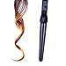 Herstyler Extenso Tapered Ceramic Curling Iron, 1 – 1.25 Inch, Black