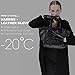 Harrms Best Luxury touchscreen Italian Nappa Genuine Leather Gloves for women's Texting Driving Cashmere Lining