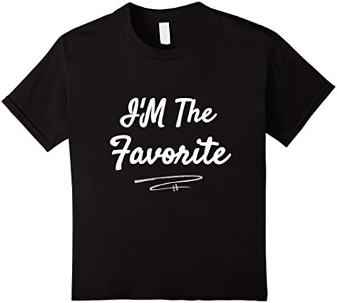 Kids I'm The Favorite Sibling Family Mom Dad Rivalry T-Shirt 12 Black