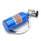 Waterwood Mini Nitrous Oxide Bottle Keychain Pill Box Storage Key Ring with Car Cleaning Cloth