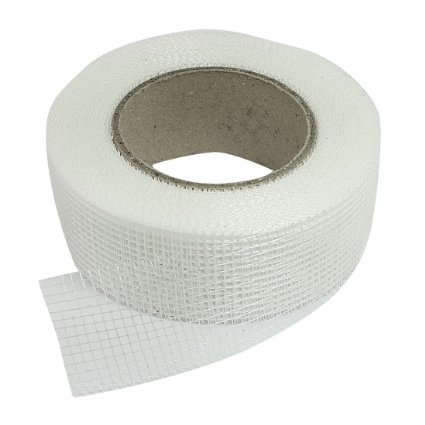2 Rolls 65 FT x 2" Self Adhesive Fiberglass Cloth Tape White Mesh for Drywall
