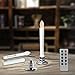 Window Candles Battery Operated With Remote Timers Flickering Flameless Led Electric Candle Lights With Removable Tapers Pillar Candle Holders For Christmas Decorations 2pcs Silver Base