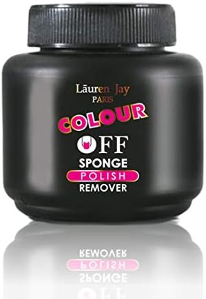 LAUREN JAY PARIS COLOUR OFF SPONGE POLISH REMOVER 50ml