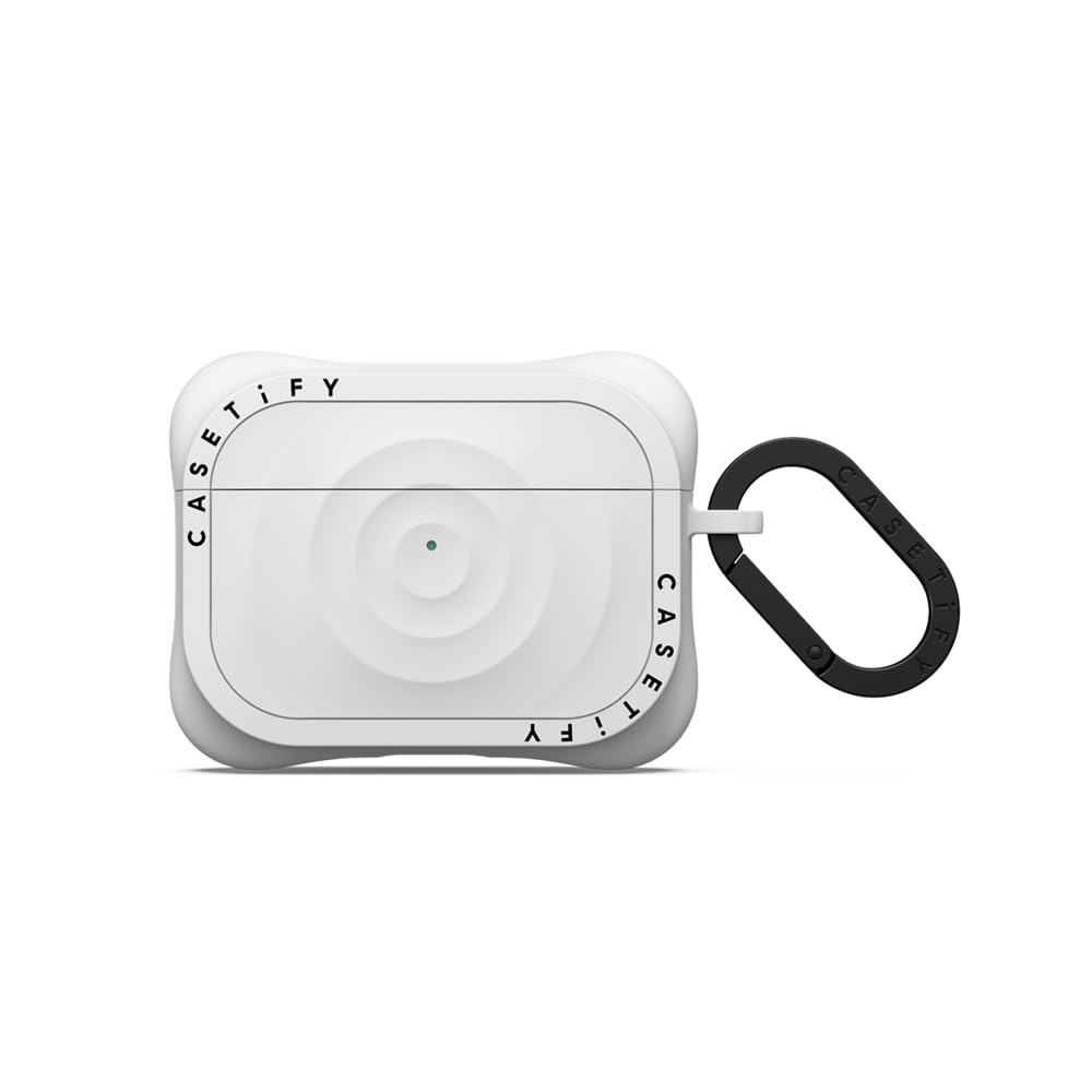 CASETiFY Ripple Airpods Pro (3rd Gen) Case with Ring - White