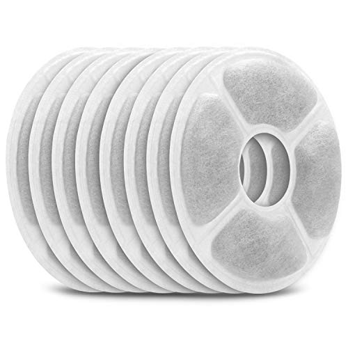 MOSPRO Carbon Replacement Filters for Pet Fountain 8 Pack Premium