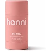 HANNI The Fatty FRAGRANCE-FREE Fatty Acid Moisture Stick, 2.5 oz | 70% omega-3 &amp; omega-6 fatty acids; National Eczema Association Accepted