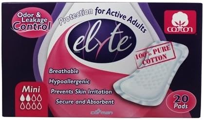 Elyte Incontinence Pads, 20 Pads