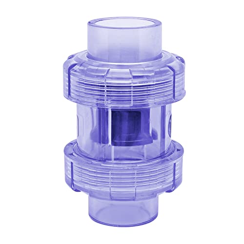 1 Inch UPVC True Union Swing Check Valves, SCH 80 UPVC One Way Check
