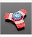Marvel Heroes - Metal Fidget Spinner Toy Helps Focusing, Stress Reducer/Relief Perfect For Boredom EDC ADD Anxiety and Autism for Adult & Children, High Speed and Quiet Bearing (Captain America)