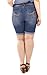 WallFlower Plus Size Belted Luscious Curvy Bermuda Short