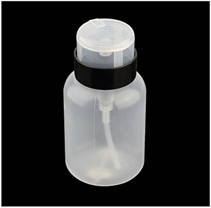 JXULE 210ml Plastic Nail Art Pump Dispenser Polish Remover Cleaner Travel Pack Bottles