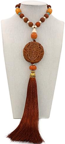 Ebony Car Pendant Jewelry Wood Carving Car Ornaments Sandalwood Talismans (Date Wood Bead)