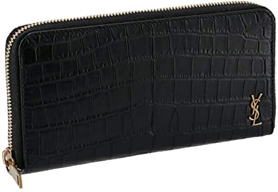 Amazon Saint Laurent Paris サンローランパリ 財布 メンズ Tiny Monogramme ラウンドファスナー長財布 Nero 6301 Dzedw 1000 並行輸入品 財布
