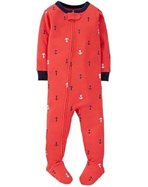 Carters 1-Piece Snug Fit Cotton PJs Blue Submarine