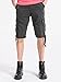 OCHENTA Men's Cotton Loose Fit Multi Pocket Cargo Shorts #3233 Dark grey 36