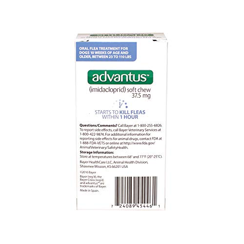 1 Bayer+Advantus+Treatment+Flavored+Same+As+Vet
