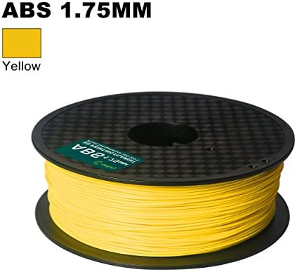 Century 3D ABS Printer Filament 1.75mm 1kg spool 2.2 pounds Dimensional Accuracy +/- 0.05 mm (Yellow)