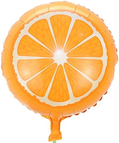 Cdet Balloons Fruit Orange Pattern Balloon Decor Wedding Balloon Party Decoration Love Gift Pack of 5