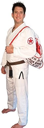 #1 BUNDLE in BJJ Jiu Jitsu Gi's Includes Free Belt + Free Carrying Bag + Free Submission and Position Videos + 30 Day Comfort Guarantee. IBJJF Approved - Lone Star Premium Uniform (A4)