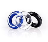 Rock Hard Stay Hard Cockring and Penisring Safe Stretchy TPR Material 3 Pieces