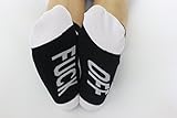 Must Rose Unisex Cotton Socks IF YOU CAN READ THIS Talking Socks FUCK OFF Crew Socks