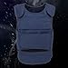 Security Guard Vest Cs Field Genuine Tactical Vest Breathable Combat Training Vest Clothing Cut Proof Protecting Clothes For Men Women(Dark-Blue)