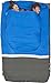 Sierra Designs Frontcountry Bed: Zipperless 35 Degree Synthetic Double Sleeping Bag, Blue/Grey