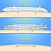 Magma Products Removable Rail Mounted Kayak/SUP Rack - 20in