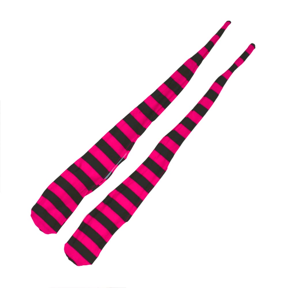 Cascade Juggling Poi Socks - Stretchy Trainer Sock Poi - Ideal For All Levels (Pink and Black)
