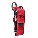 Tactical Tourniquet & Trauma Medical Shear Pouch MOLLE PALS Duty Belt Loop EMT EMS + ATG PVC Rubber Patch (Pouch Only, Red)