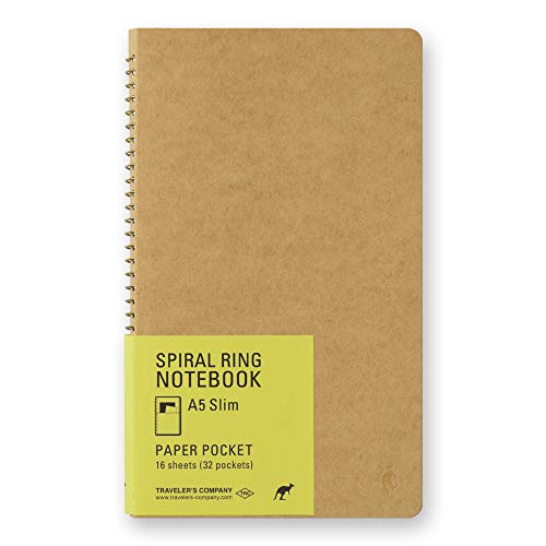 TRC Spiral Ring Notebook - A5 Slim Paper Pocket